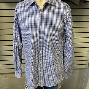 Tommy Hilfiger button up men’s blue white size L